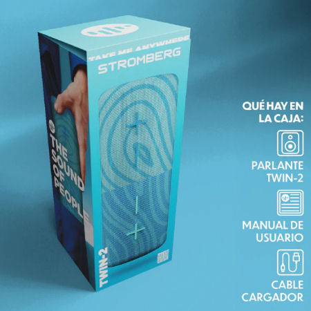 PARLANTE BT TWS-2 X 15W TWIN2-CE STROMBERG